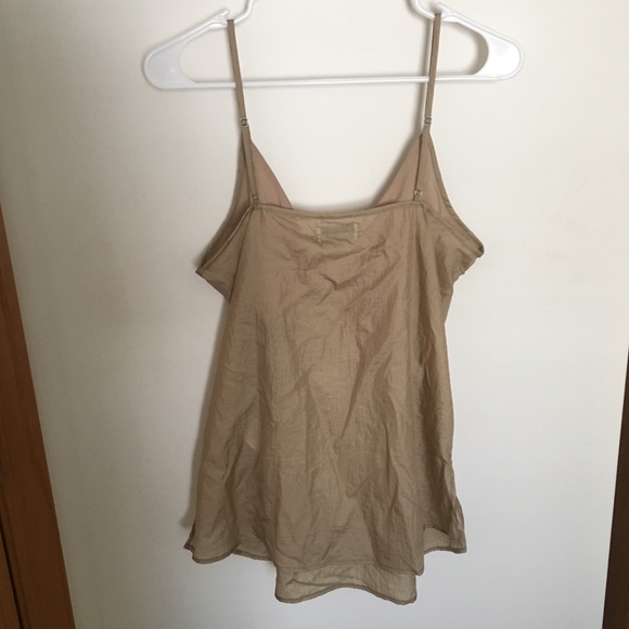 URBAN OUTFITTERS GOLD LOLA NYLON BABYDOLL TANK TOP - Picture 5 of 8